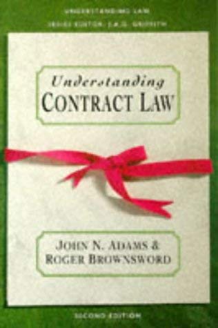 9780421574304: Understanding Contract Law (Understanding Law)