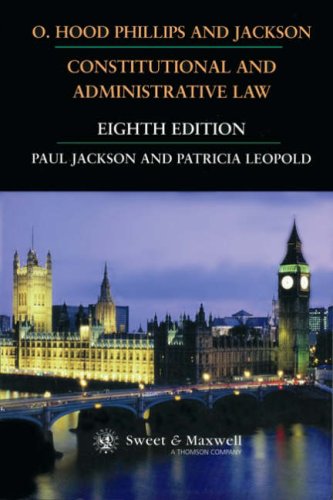 O.Hood Phillips' Constitutional and Administrative Law (9780421574809) by Owen Hood Phillips; Paul Jackson; Patricia Leopold