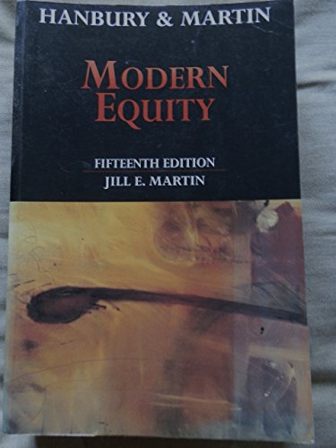 9780421578609: Modern Equity