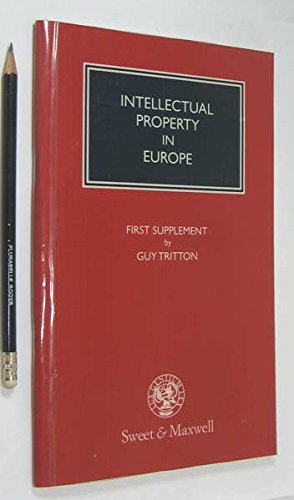 9780421585805: Intellectual Property in Europe: 1st Supplement