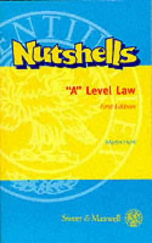 Beispielbild fr A-Level Law (Nutshells S.) zum Verkauf von WorldofBooks