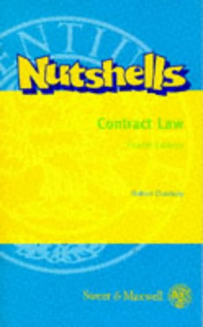 Imagen de archivo de Contract Law (Nutshell) a la venta por Reuseabook