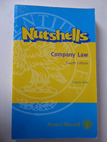 Stock image for Company Law (Nutshell S.) for sale by JULIES BOOKSHOP