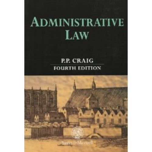 Beispielbild fr Administrative law. Fourth edition. zum Verkauf von Kloof Booksellers & Scientia Verlag