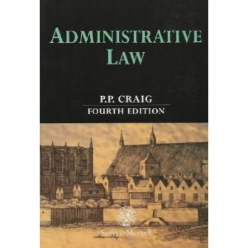 9780421635906: Administrative Law