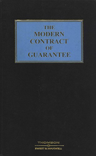 9780421641402: The Modern Contract of Guarantee