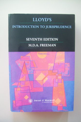 Imagen de archivo de Lloyd's Introduction to Jurisprudence a la venta por MusicMagpie