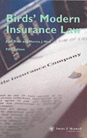 9780421716704: Birds' Modern Insurance Law