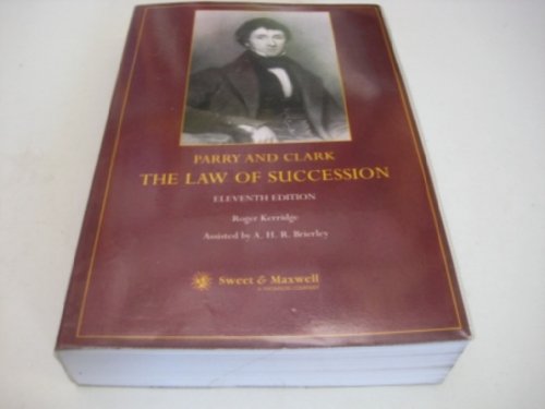 9780421741102: Parry and Clark: The Law of Succession