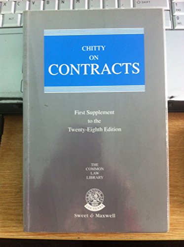 Imagen de archivo de Chitty on Contracts (update supplement for Volumes 1 and 2) a la venta por Gareth Roberts
