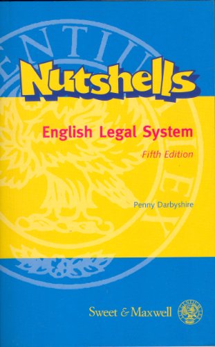 9780421742802: English Legal System (Nutshells S.)