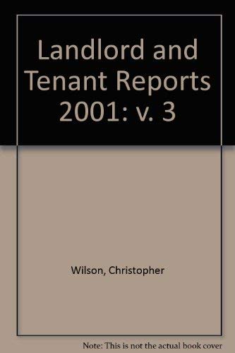 Landlord and Tenant Reports 2001 (9780421756304) by Dowding QC, Nicholas