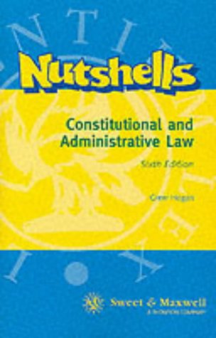 Stock image for Constitutional and Administrative Law (Nutshells) for sale by AwesomeBooks