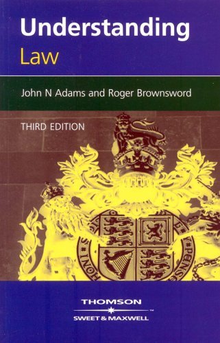 Understanding Law (9780421787308) by Roger Brownsword