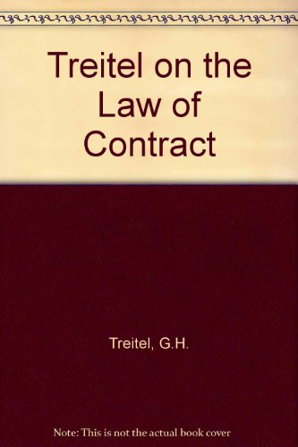 9780421788404: Treitel on the Law of Contract