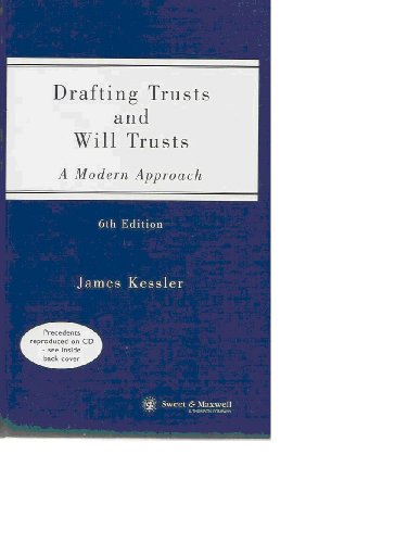 9780421793101: Drafting Trusts and Will Trusts: A Modern Approach