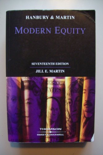 9780421798403: Hanbury & Martin: Modern Equity