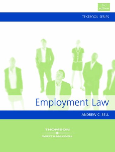9780421828902: Employment Law