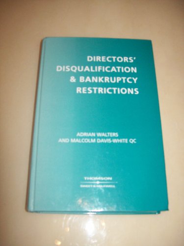 Stock image for Directors' Disqualification and Bankruptcy Restrictions for sale by AwesomeBooks
