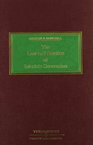 The Law and Practice of Intestate Succession (9780421852105) by [???]