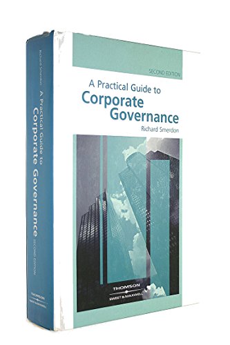 9780421853003: A Practical Guide to Corporate Governance