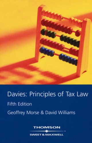 9780421858305: Davies: Principles of Tax Law