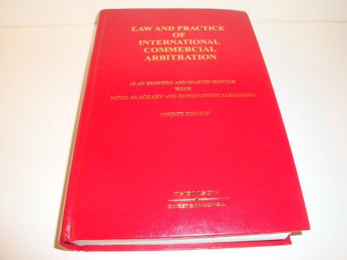 Imagen de archivo de LAW AND PRACTICE OF INTERNATIONAL COMMERCIAL ARBITRATION. a la venta por Burwood Books