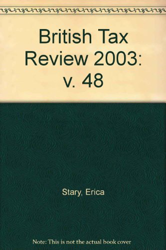 British Tax Review (v. 48) (9780421872400) by Oliver, David