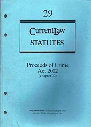 Proceeds of Crime Act 2002 (9780421876200) by David A. Thomas