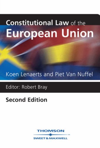 Imagen de archivo de Constitutional Law of the European Union a la venta por Ammareal