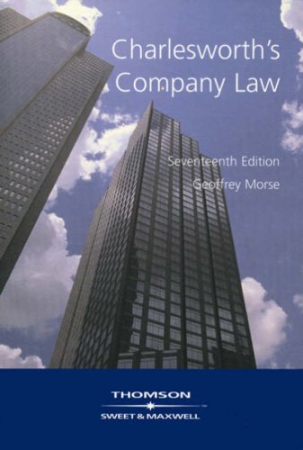 Imagen de archivo de Charlesworth's Company Law a la venta por Orbiting Books