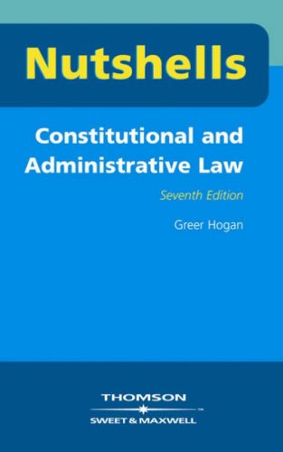Beispielbild fr Constitutional and Administrative Law (Nutshells) zum Verkauf von AwesomeBooks