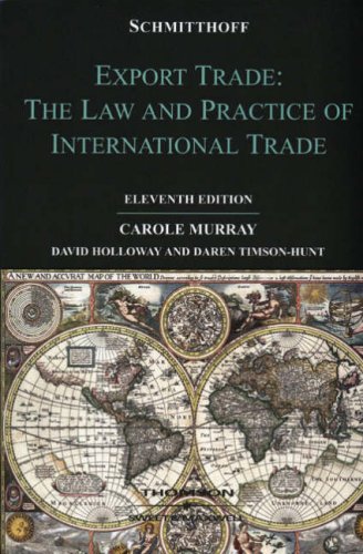 9780421892804: Schmitthoff's Export Trade: The Law and Practice of International Trade