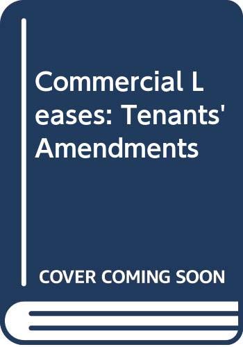 Commercial Leases (9780421895508) by Robert Sweet