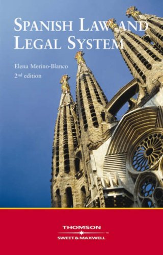 9780421902305: Spanish Law and Legal System