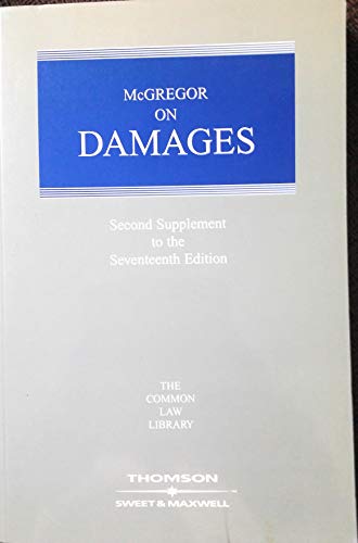 Beispielbild fr McGregor on Damages (2nd Supplement) zum Verkauf von Reuseabook