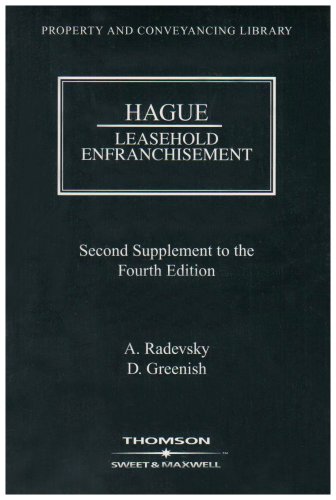 9780421908802: Hague on Leasehold Enfranchisement (Mainwork & Supplement)