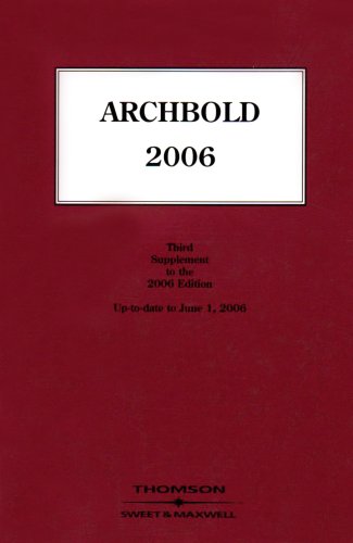 Beispielbild fr Archbold: 3rd Supplement: Criminal Pleading, Evidence and Practice Third Supplement to the 2006 Edition zum Verkauf von J J Basset Books, bassettbooks, bookfarm.co.uk