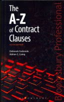 Beispielbild fr The A-Z of Contract Clauses zum Verkauf von Modernes Antiquariat an der Kyll