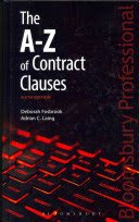 Stock image for The A-Z of Contract Clauses for sale by Modernes Antiquariat an der Kyll