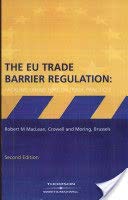 9780421919204: EU Trade Barrier Regulation