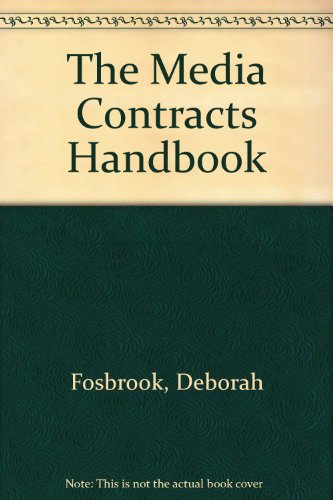 Beispielbild fr The Media Contracts Handbook zum Verkauf von Phatpocket Limited