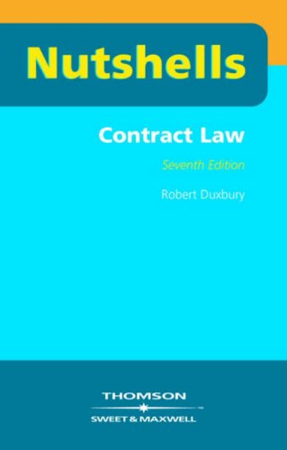 9780421924109: Nutshells Contract Law: 1