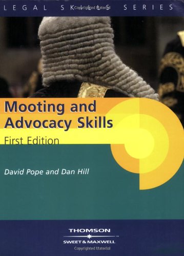 Beispielbild fr Mooting and Advocacy Skills zum Verkauf von Brit Books