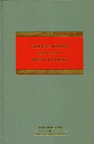 The Law of Restitution (9780421926004) by Jones, Gareth