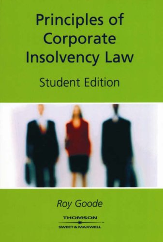 Imagen de archivo de Principles of Corporate Insolvency Law a la venta por GF Books, Inc.
