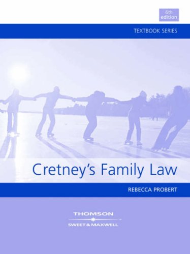 Stock image for CRETNEY'S FAMILY LAW: TEXTBOOK SERIES. for sale by Cambridge Rare Books