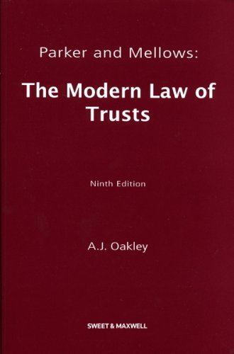 Stock image for Parker and Mellows : The Modern Law of Trusts for sale by Better World Books Ltd