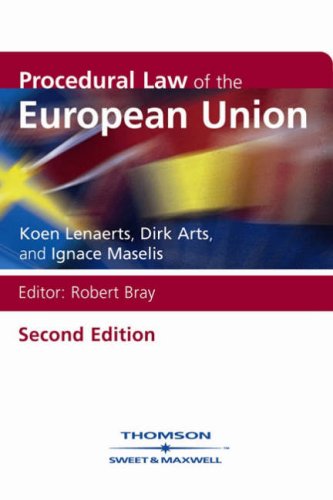 Beispielbild fr Procedural Law of the European Union zum Verkauf von AwesomeBooks