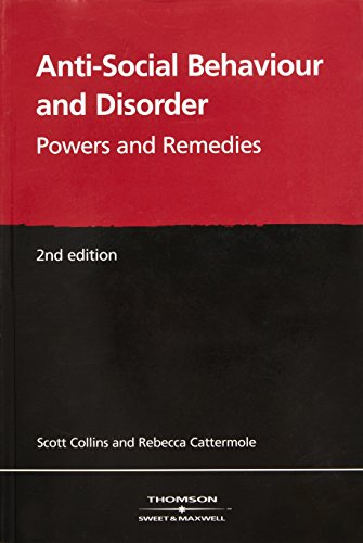 Anti-Social Behaviour (9780421950009) by Scott Collins; Rebecca Cattermole